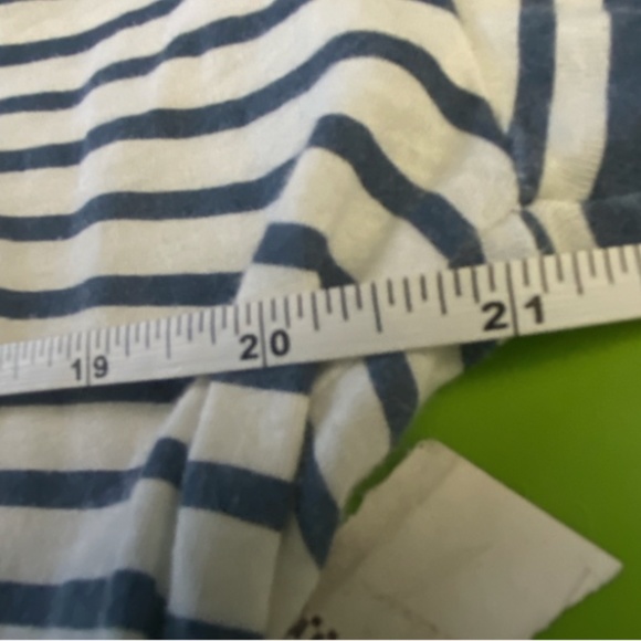 Diesel BLU/WHT Striped Tee, L Winter Sale - Picture 4 of 4